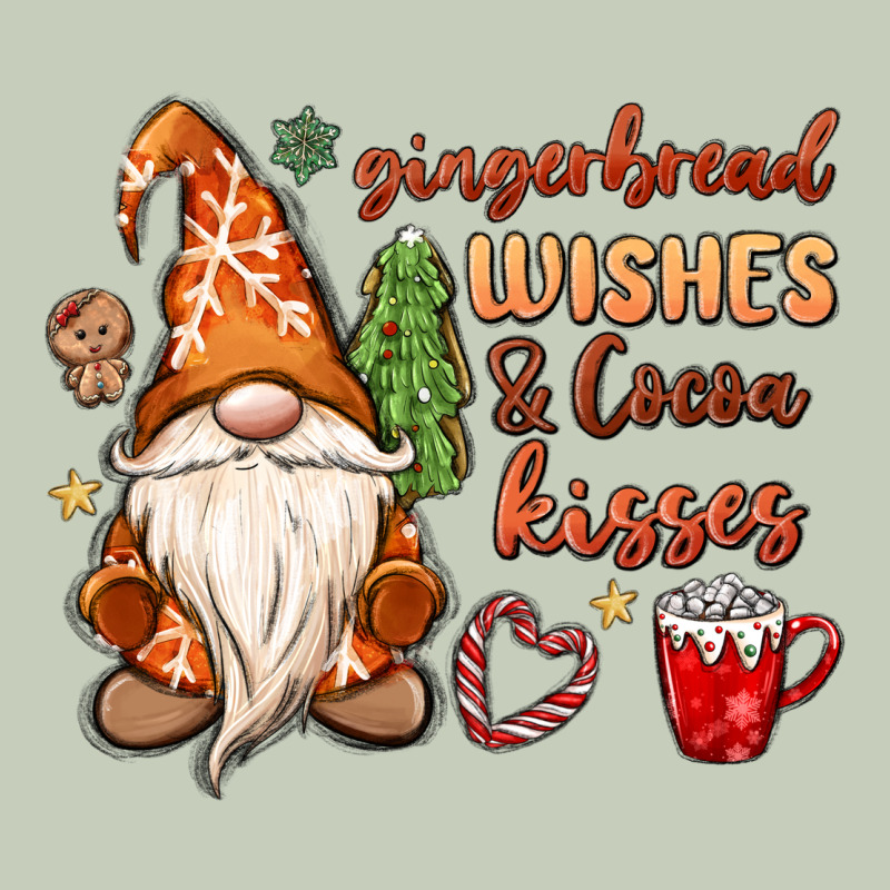 Gingerbread Wishes Cocoa Kisses Long Sleeve Tee by MaliasSmallBusiness | Teevron