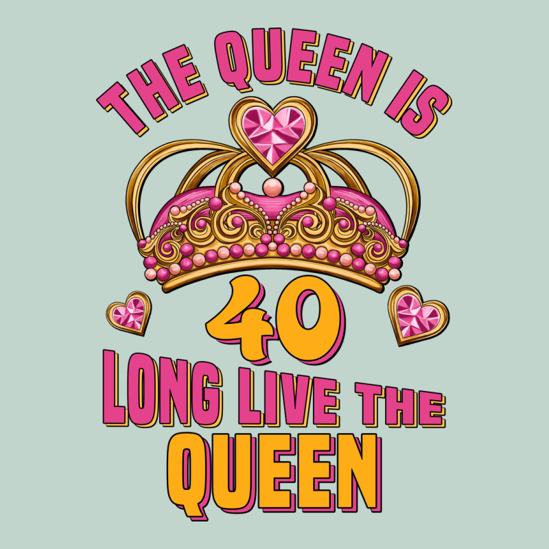 The Queen Is 40 Long Live The Queen Zipper Hoodie by Jasminsmagicworld | Teevron