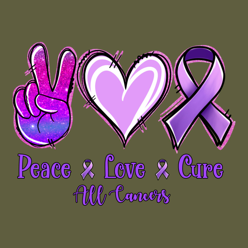 Peace Love Cure All Cancers Vintage Tee by Jasminsmagicworld | Teevron