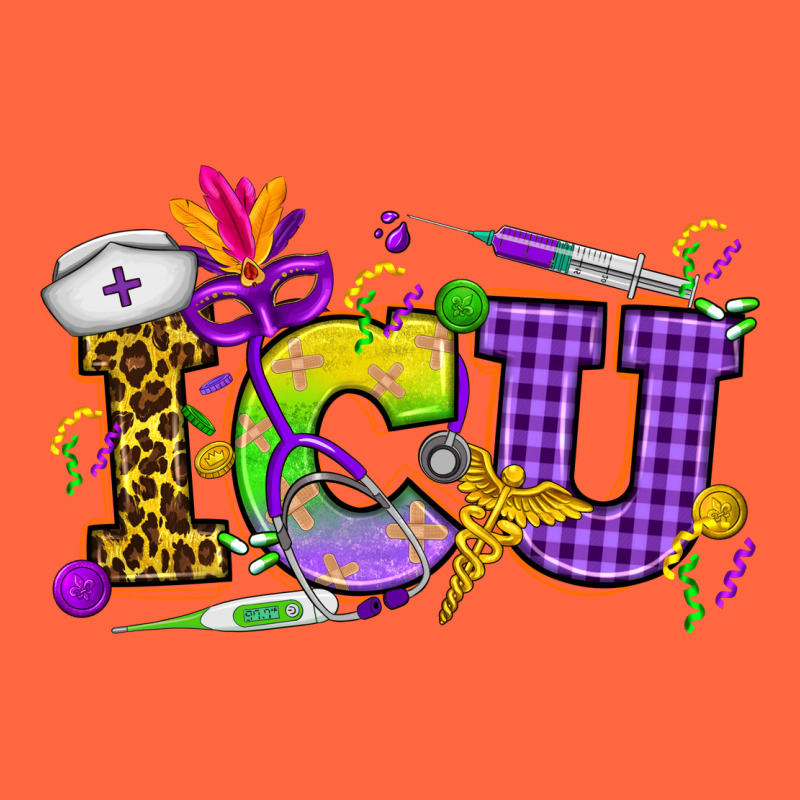 Mardi Gras Icu Nurse Premium Hoodie by HowdyJamesFarm | Teevron