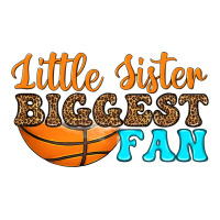 Little Sister Biggest Fan Ladies Tee | Teevron
