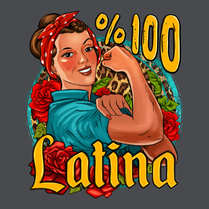 Hundred Percent Latina Strong Woman Zipper Hoodie by Jasminsmagicworld | Teevron