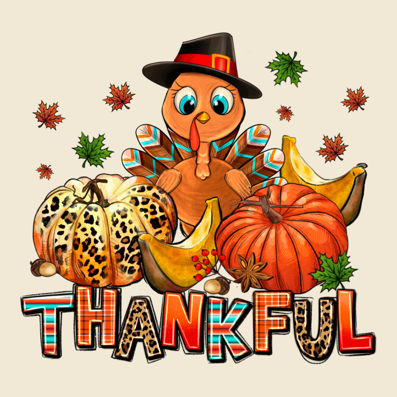Thankful Pumpkins And Turkey Premium Tee by AdoDesignShop | Teevron