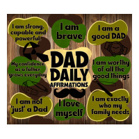 Dad Daily Affirmations Premium Sweatshirt | Teevron