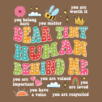 Customized Teacher Dear Tiny Human Behind Me Back Premium Tee | Teevron