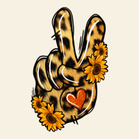 Leopard Sunflower Peace Sign Vintage Tee | Teevron