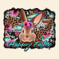 Happy Easter Bunny Western Background Vintage Hoodie | Teevron