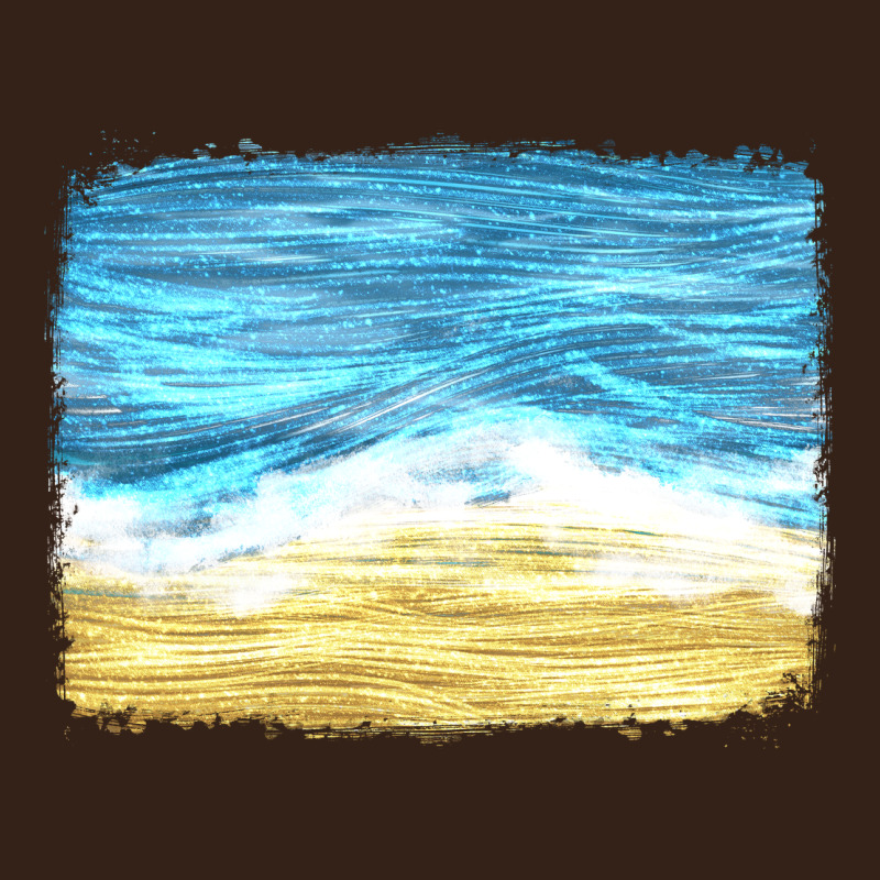 Glitter Beach Background Heavy Core Tee by HRA Design Shop | Teevron