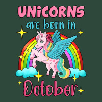 Unicorns Are Born In October Zipper Hoodie | Teevron