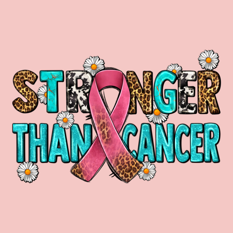 Stronger Than Cancer With Cancer Ribbon Urban Heavy Tee by AdoDesignShop | Teevron