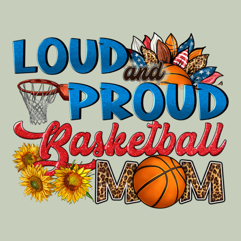 Loud And Proud Basketball Mom Ladies Tee by HRA Design Shop | Teevron