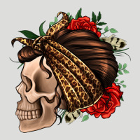 Leopard Bandana And Roses Skull Zipper Hoodie | Teevron