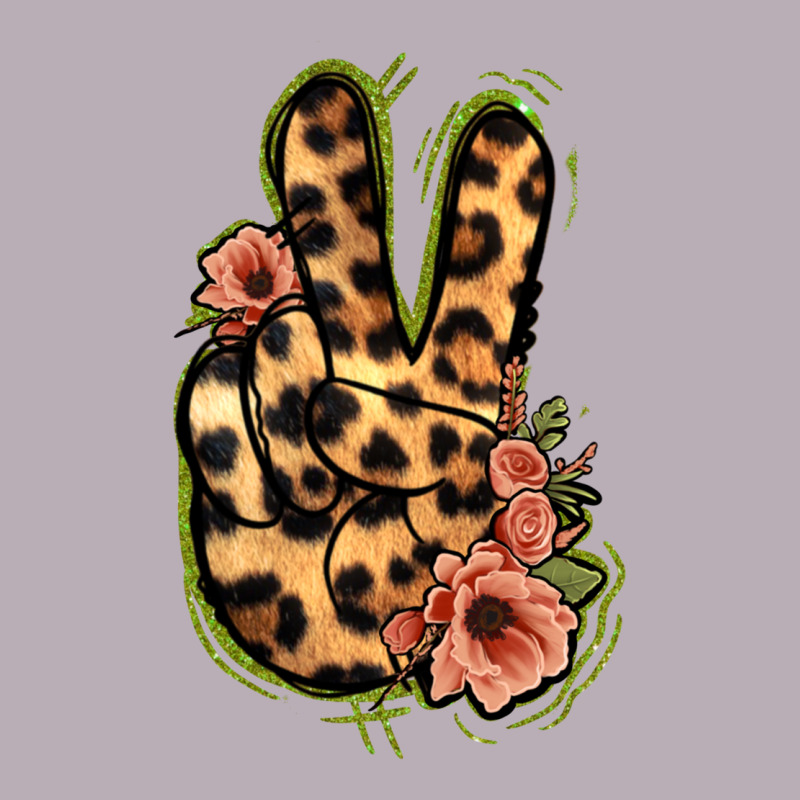 Leopard Floral Peace Sign Vintage Tee by Jasminsmagicworld | Teevron