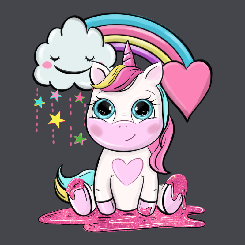 Cute Unicorn And Rainbow Long Sleeve Tee by NancyCooperArtShop | Teevron