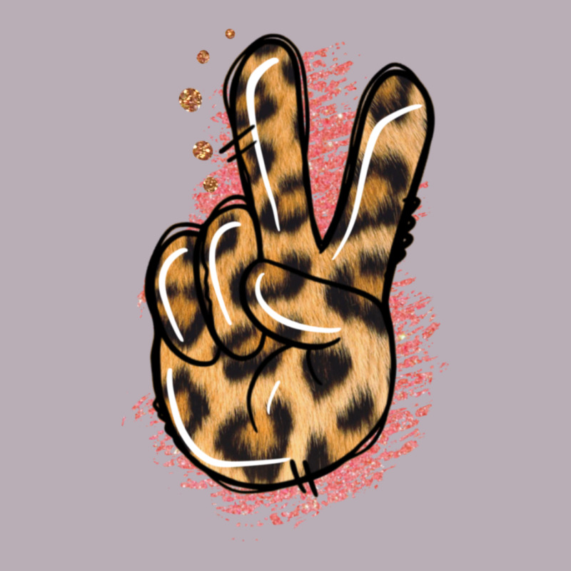 Pink Glitter Leopard Peace Sign Vintage Tee by Jasminsmagicworld | Teevron