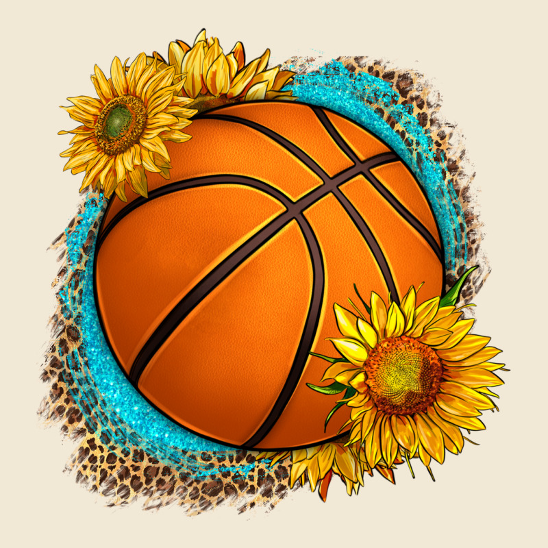 Western Basketball With Sunflower Ladies Tee by HRA Design Shop | Teevron