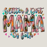 Glitter And Dirt Mama Of Both Heavy Core Tee | Teevron