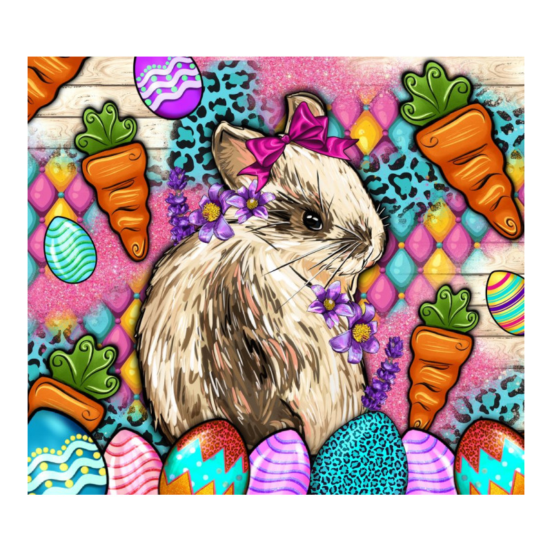 Easter Bunny Tumbler Easter Day Ladies Tee by Neo Western | Teevron