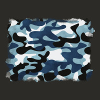 Blue Camouflage Background Heavy Core Tee | Teevron