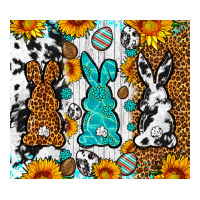 Easter bunnies leopard cowhide tumbler Easter Day | Teevron