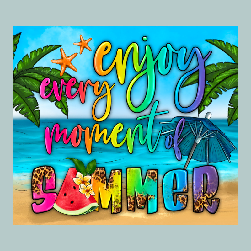 Enjoy Every Moment Of Summer Heavy Core Tee by HRA Design Shop | Teevron