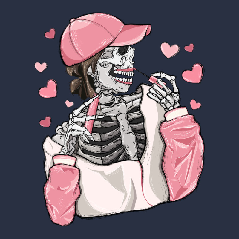 Skeleton Girl Valentine's Day Heavyweight Sweatshirt by MaliasSmallBusiness | Teevron