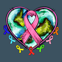 Heart Earth And Cancer Ribbon Urban Heavy Tee | Teevron
