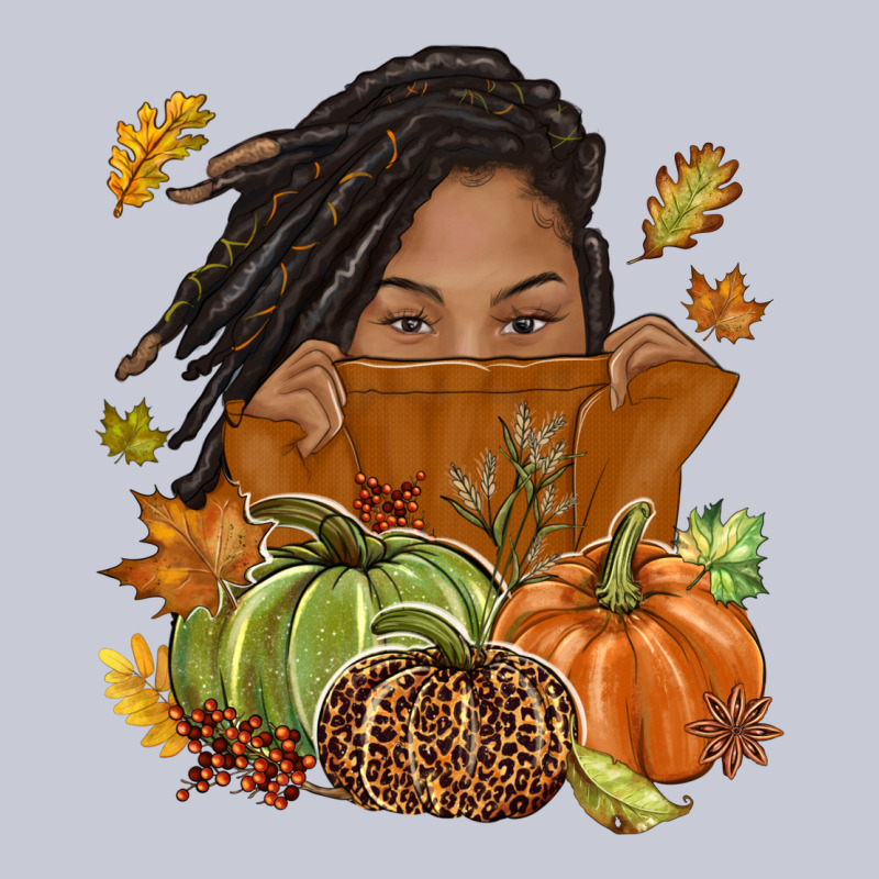 Fall With Black Girl Heavyweight Hoodie by NancyCooperArtShop | Teevron