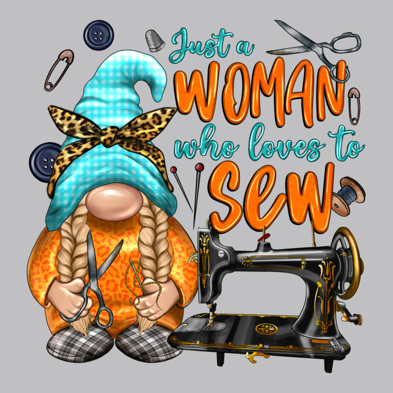 Just A Woman Who Loves To Sew Long Sleeve Tee by NancyCooperArtShop | Teevron