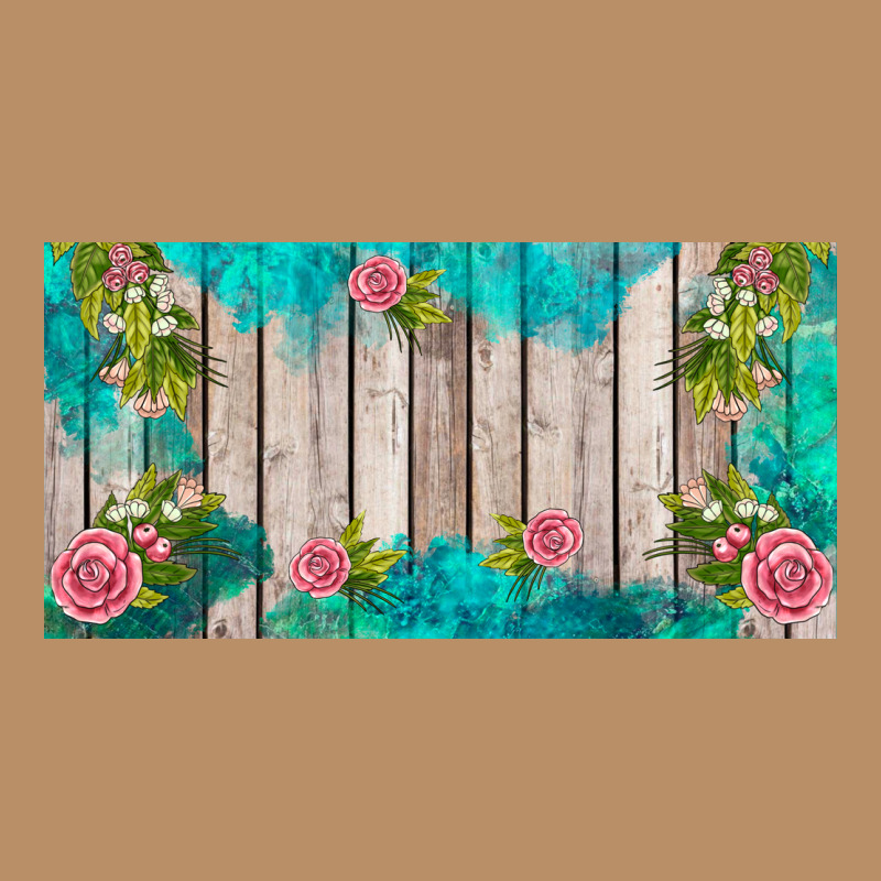 Western Floral  License Plate Template Vintage Hoodie by BarkalooDesign | Teevron