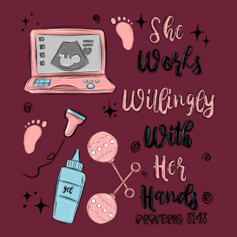 She Works Willingly With Her Hands Long Sleeve Tee by MaliasSmallBusiness | Teevron