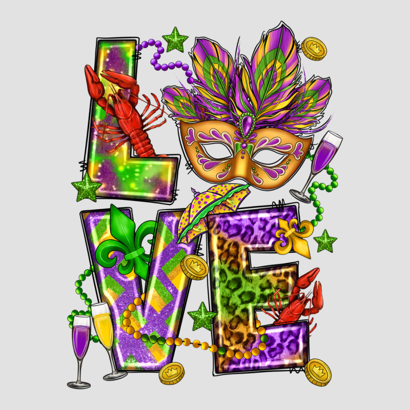 Mardi Gras Love Premium Hoodie by HowdyJamesFarm | Teevron
