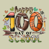 Happy 100 Americana Football Basketball Day Of Sch Heavy Core Tee | Teevron
