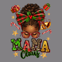 Mama Claus Afro Messy Bun Heavyweight Hoodie | Teevron