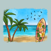 Beach Background Heavy Core Tee | Teevron