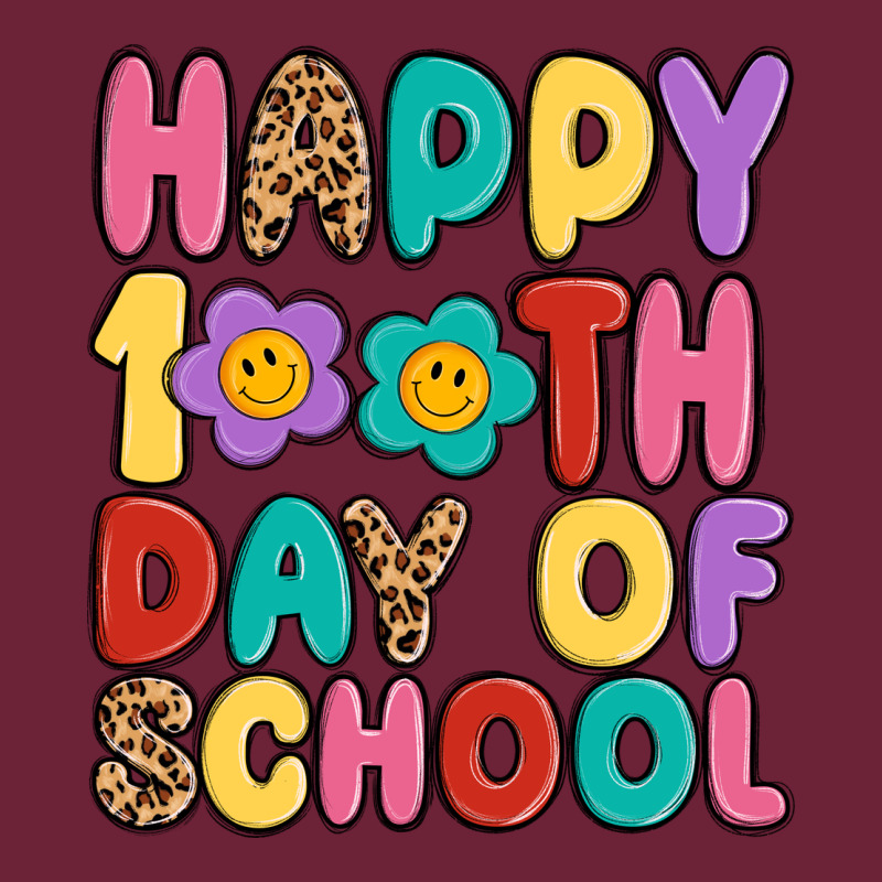 Happy 100 Th Day Of School Long Sleeve Tee by MaliasSmallBusiness | Teevron
