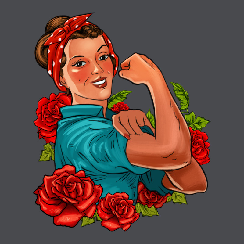 Hispanic Strong Woman With Roses Zipper Hoodie by Jasminsmagicworld | Teevron