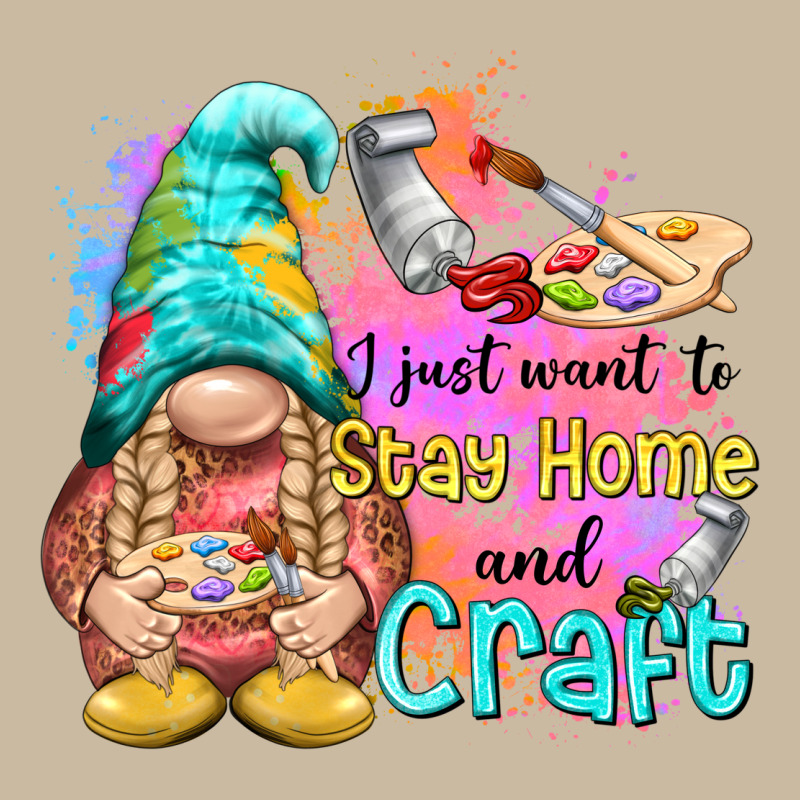 I Just Want Stay Home And Craft Long Sleeve Tee by NancyCooperArtShop | Teevron