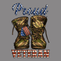 Proud Veteran Camo Shoes Vintage Tee | Teevron