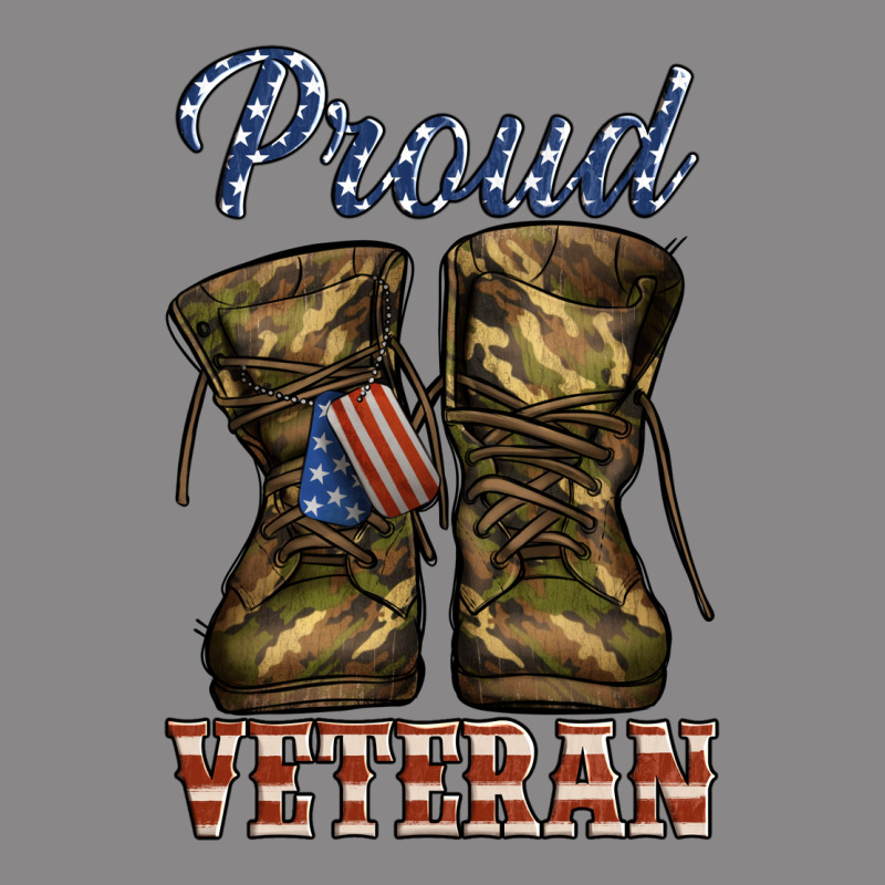 Proud Veteran Camo Shoes Vintage Tee by Jasminsmagicworld | Teevron