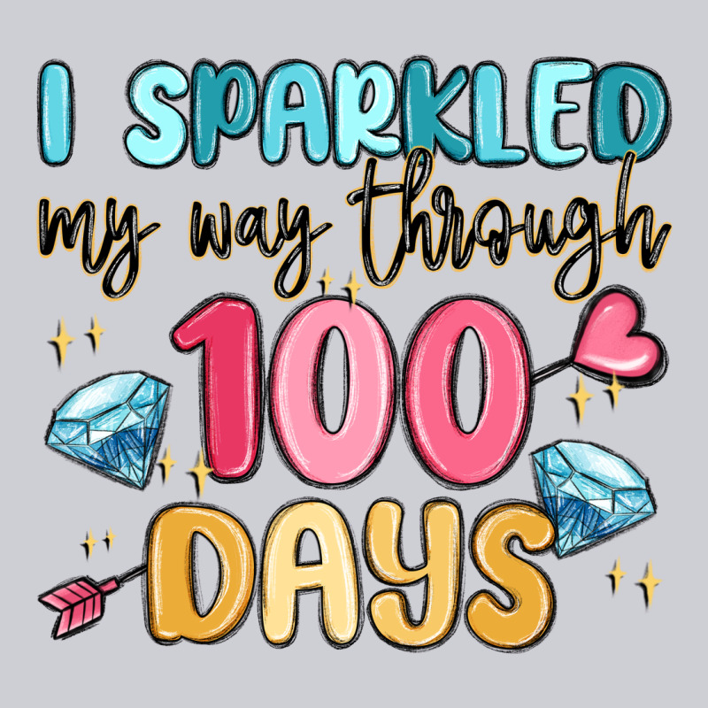 I Sparkled My Way Through 100 Days Classic Tee by MaliasSmallBusiness | Teevron