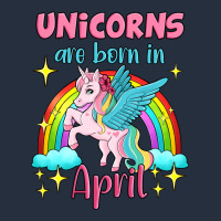 Unicorns Are Born In April Zipper Hoodie | Teevron