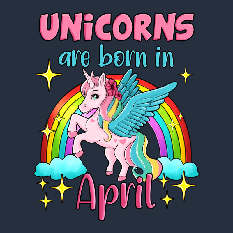 Unicorns Are Born In April Zipper Hoodie by Jasminsmagicworld | Teevron