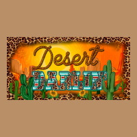 Western Desert Darlin Sunset Cactus Leopard Serape   License Plate Tem Vintage Hoodie | Teevron