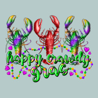 Happy Crawdy Gras Heavy Core Tee | Teevron