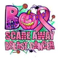 halloween boo with cancer ribbon breast cancer sca | Teevron