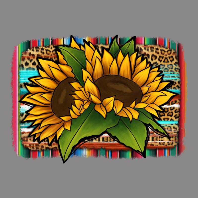 Sunflower With Serape Background Vintage Tee by Jasminsmagicworld | Teevron