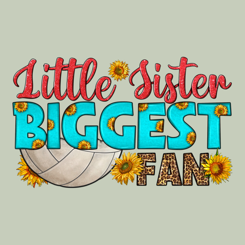 Little Sister Biggest Fan Ladies Tee by HRA Design Shop | Teevron