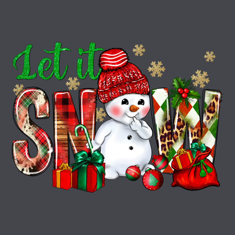 Let It Snow With Snowman Long Sleeve Tee by NancyCooperArtShop | Teevron