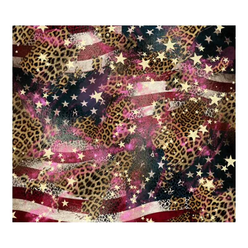 American Flag Leopard Pinktumbler Premium Hoodie by HowdyJamesFarm | Teevron